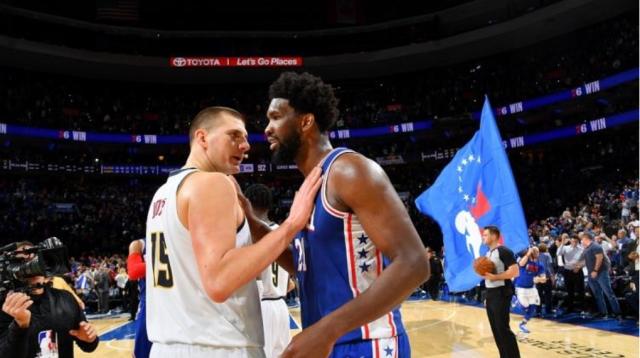 谁稀罕全明星首发？恩比德完爆约基奇剑指首个MVP